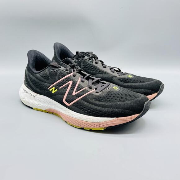 New Balance Shoes Womens 11 Black Pink Fresh Foam X 880 v13 Running Sneakers - Picture 2 of 12